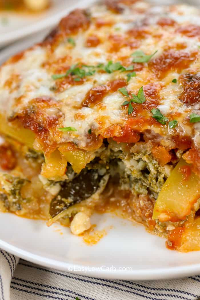 Low Carb Zucchini Lasagna
 Zucchini Lasagna Healthy Low Carb Meal Easy Low Carb