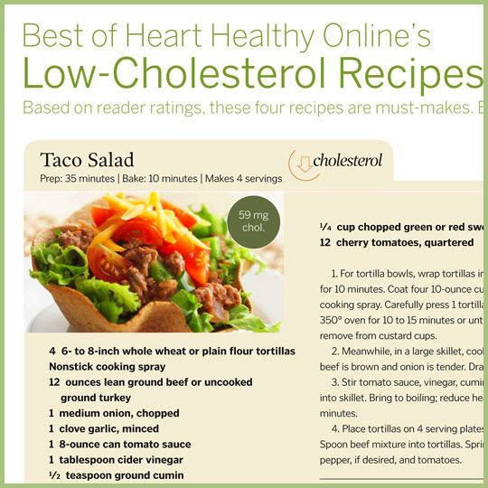 Low Cholesterol Diet Recipes
 Low Cholesterol Recipes Food