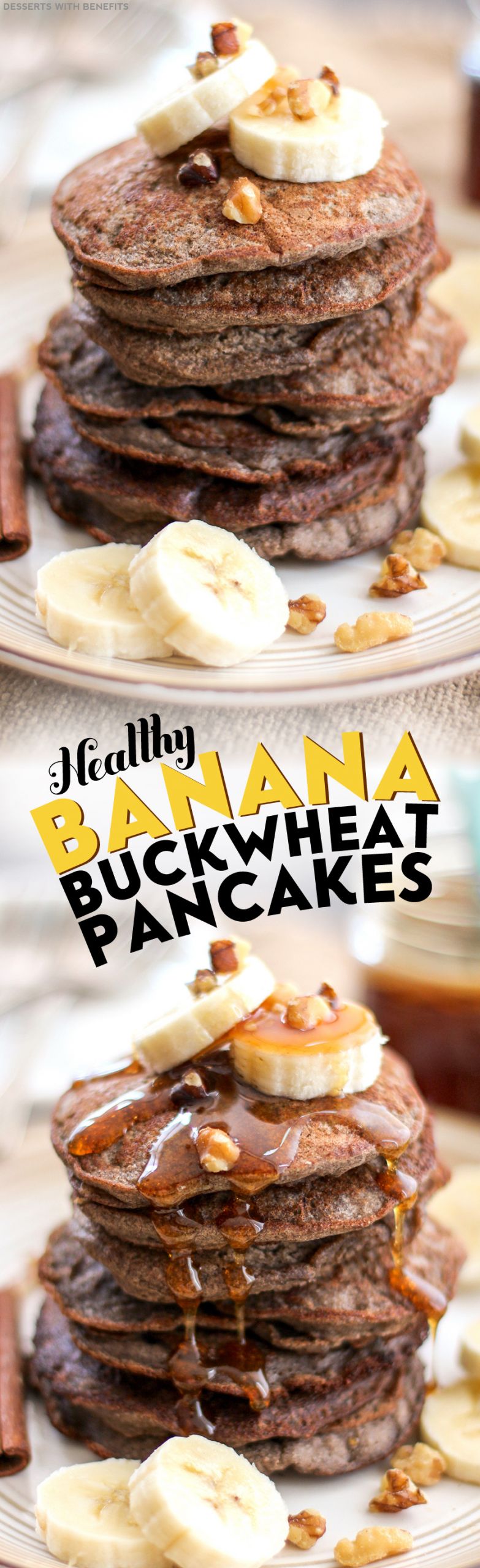 Low Fat Vegan Desserts
 Healthy Banana Buckwheat Pancakes Recipe low fat gluten