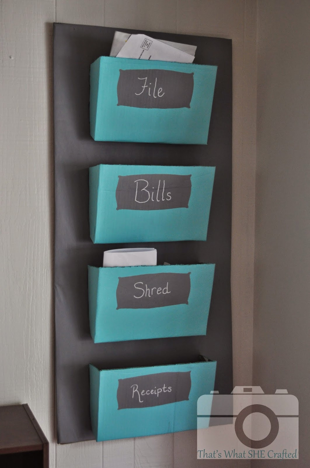 Mail Organizer DIY
 That s What She Crafted DIY Mail Sorter