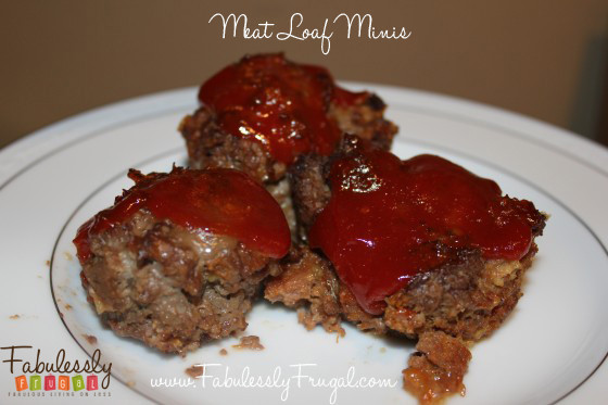 Meatloaf Freezer Meal
 Fabuless Freezer Cooking Meatloaf Minis Fabulessly Frugal