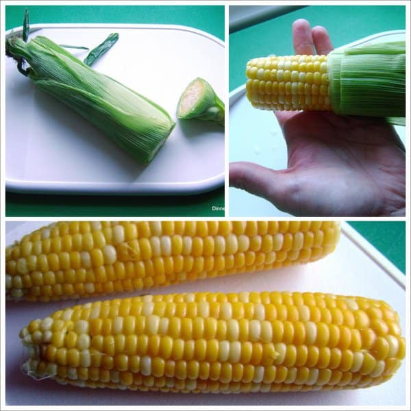 Microwave Corn On Cob
 Microwave Corn on the Cob in Husk and Slip Away Silk