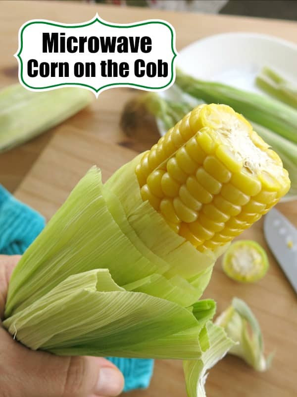 Microwave Corn On Cob
 Microwave Corn on the Cob in Husk No Messy Silk The