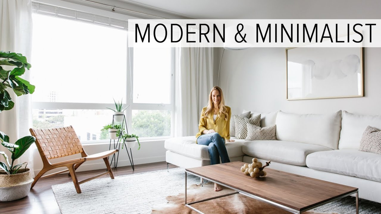 Minimalist Living Room Design
 APARTMENT TOUR