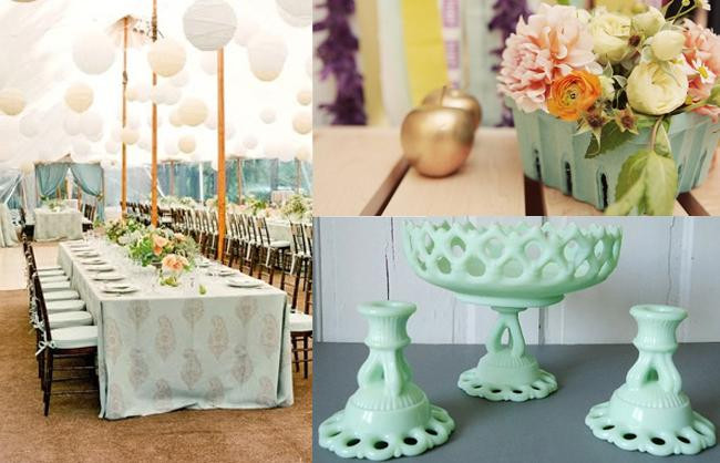 Mint Wedding Theme
 Stella s Wedding Inspirations Mint Green Wedding Ideas