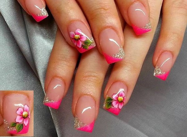 Most Beautiful Nails
 The most beautiful Floral Nails Designs 2017 Reny styles