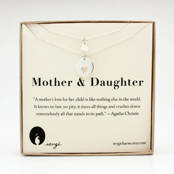 Mother And Daughter Gift Ideas
 Mother Daughter Necklace Set Kids & Baby Sterling Silver