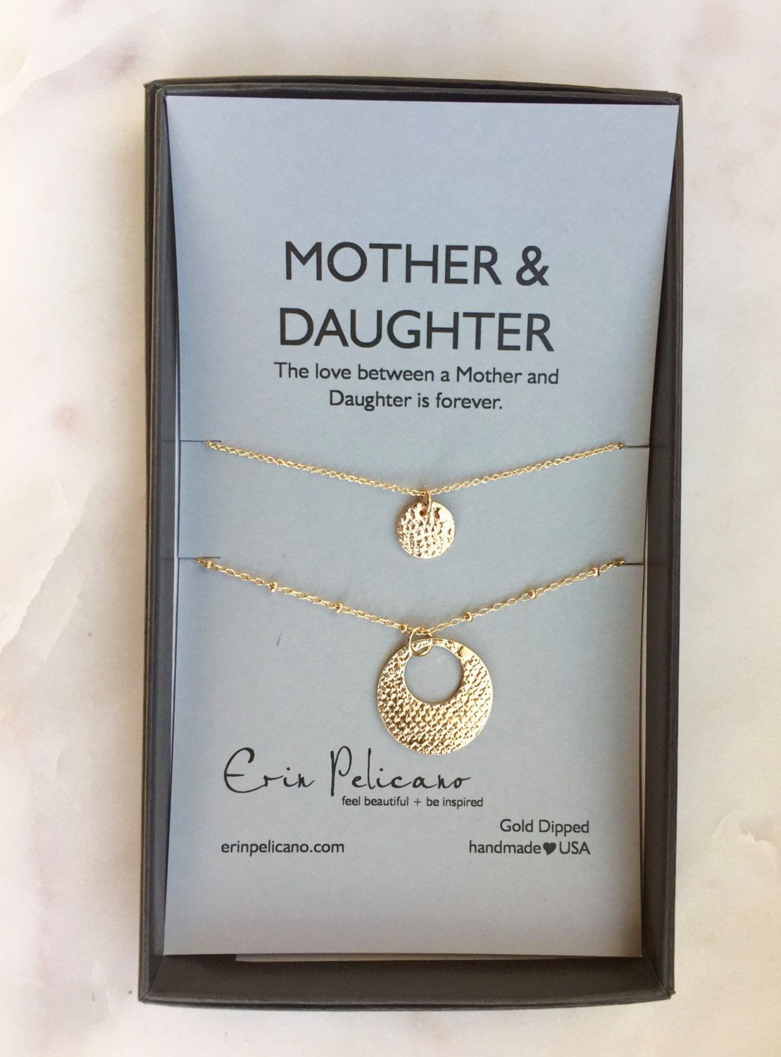 Mother Daughter Gift Ideas
 Mother Daughter Necklace Set Mother of the Bride Gift