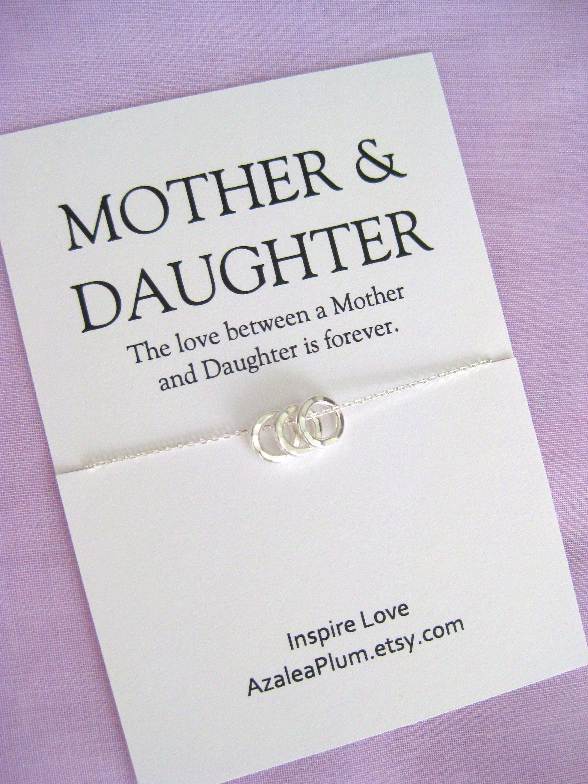 Mother Daughter Gift Ideas
 Mother Daughter Necklace Birthday t ideas for mom