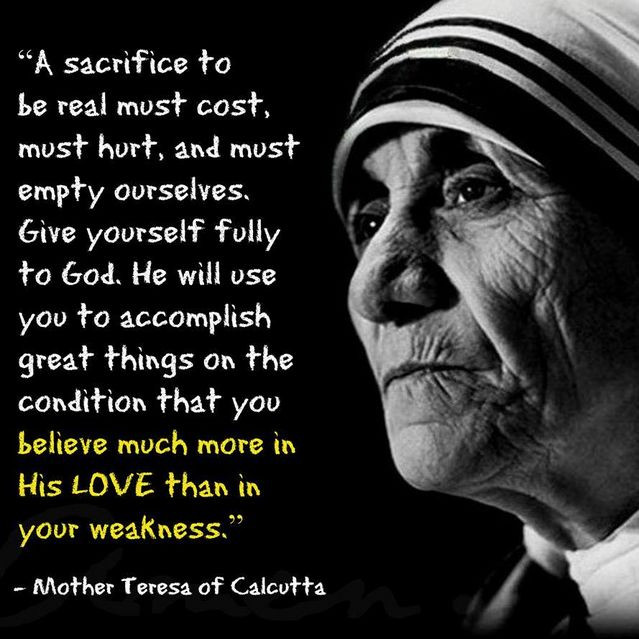 Mother Teresa Of Calcutta Quotes
 280 best images about She s A Saint on Pinterest