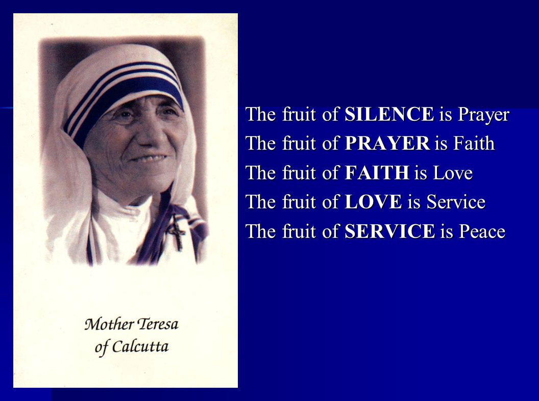 Mother Teresa Of Calcutta Quotes
 A Concord Pastor ments Pause for Prayer SUNDAY 9 4