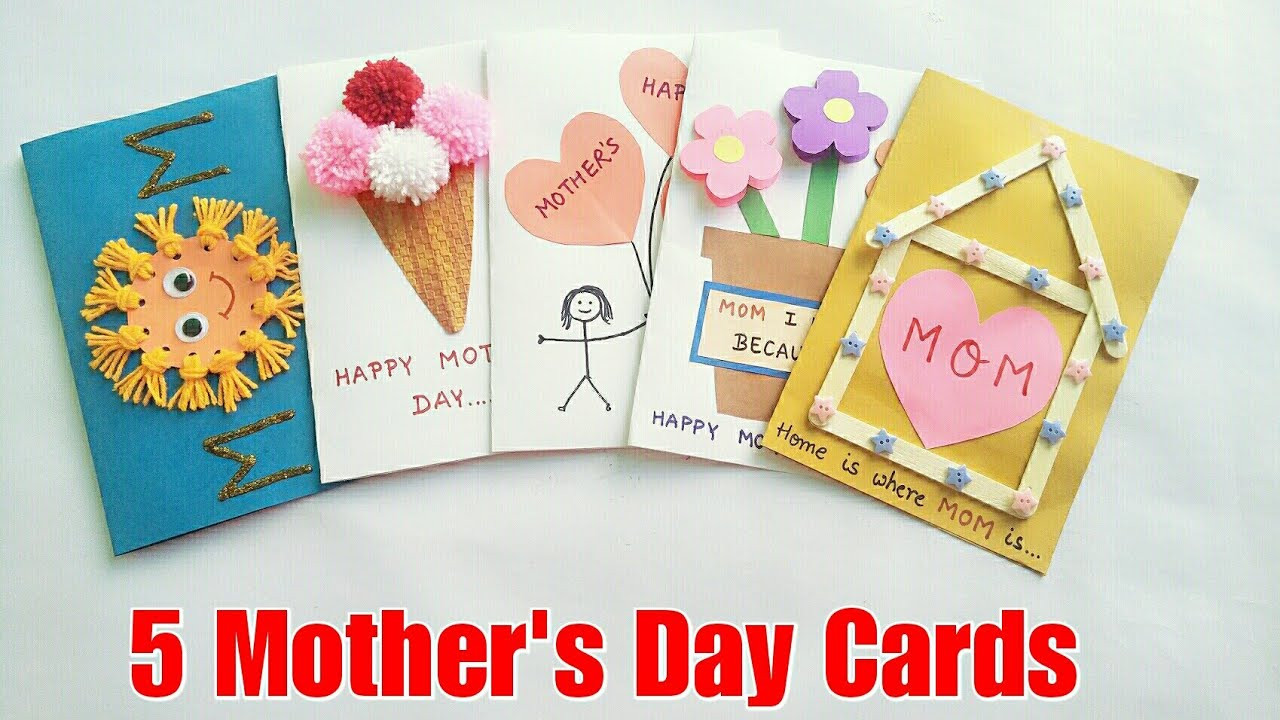 Mother'S Day Gift Ideas For Toddlers
 5 Special DIY Mother s Day Cards Ideas for Kids Mother s