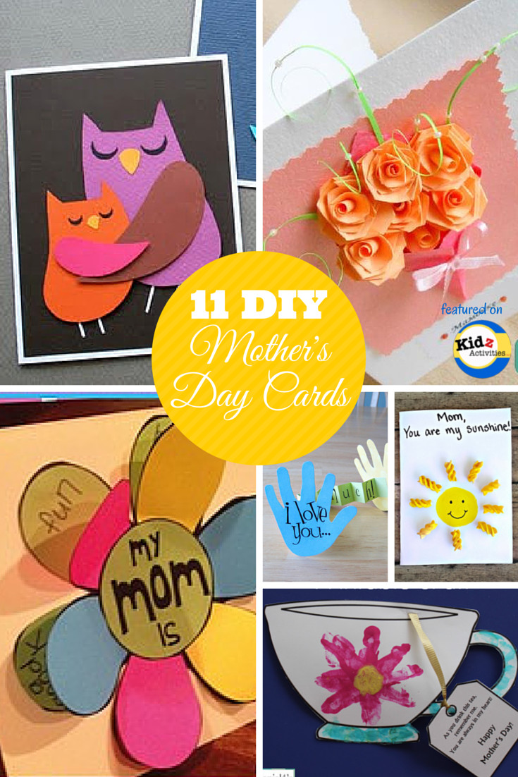 Mother'S Day Gift Ideas From Kids
 DIY Mother s Day Cards featured on Kidz Activities