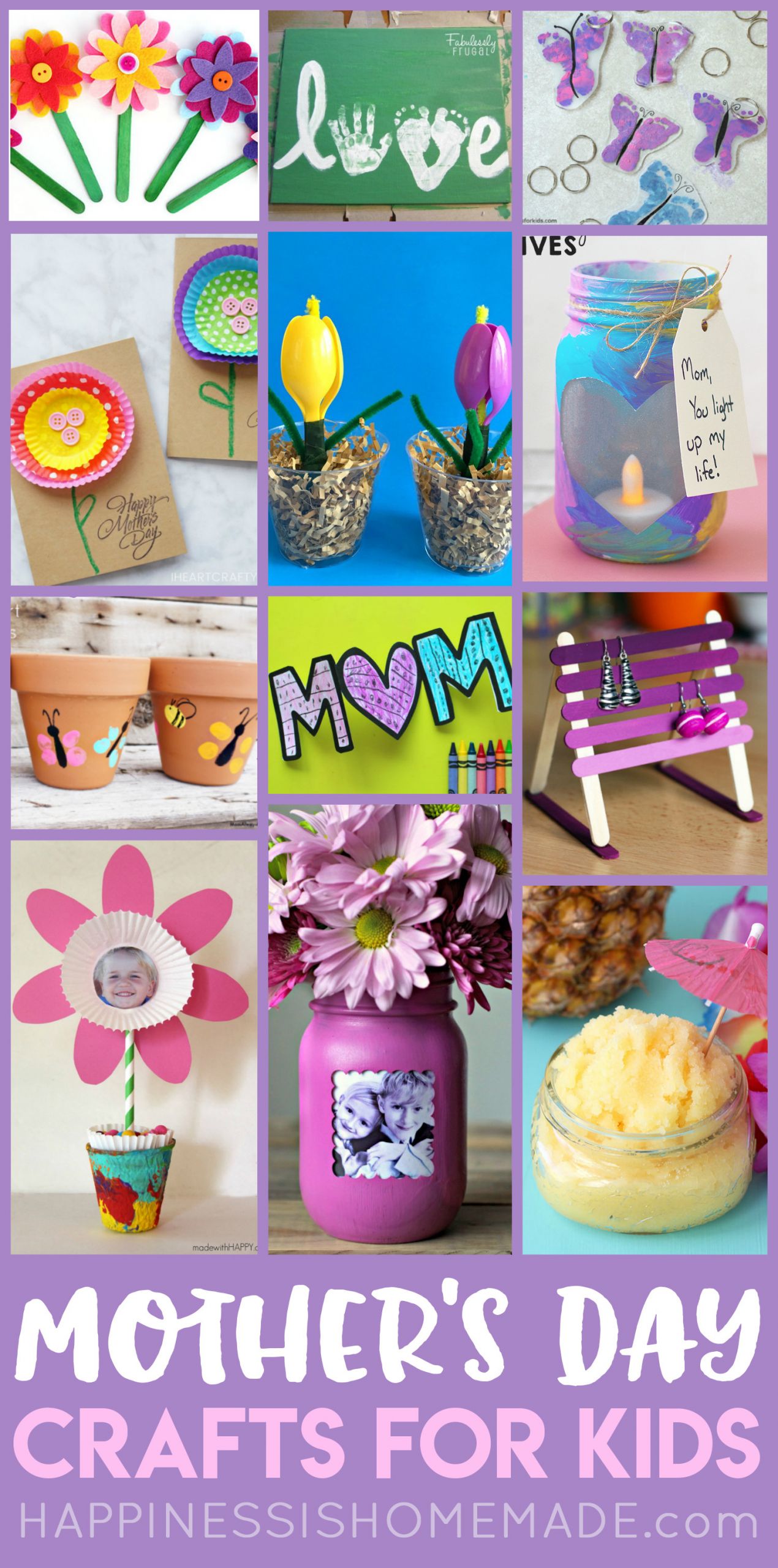 Mother'S Day Gift Ideas From Kids
 Quick & Easy Mother s Day Gift Felt Flowers Happiness