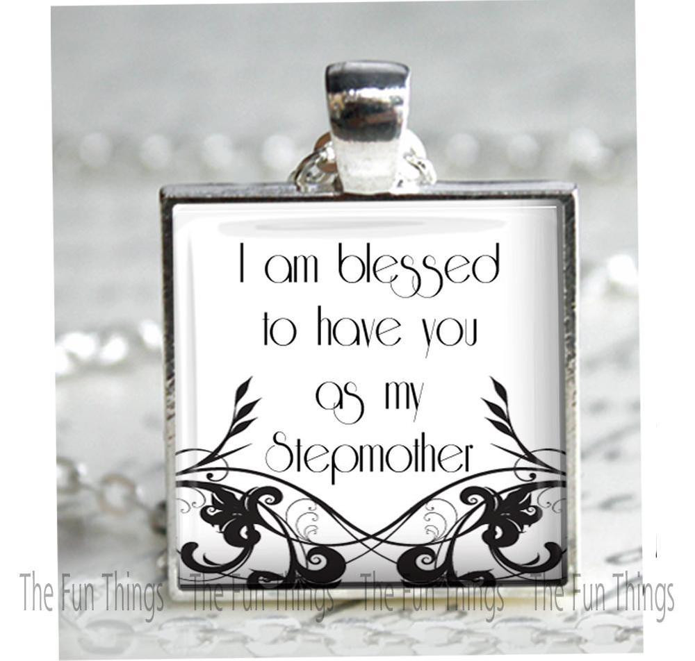 Mother's Day Homemade Gifts
 Stepmother Gift Stepmom Pendant Charm Mother s Day Gift