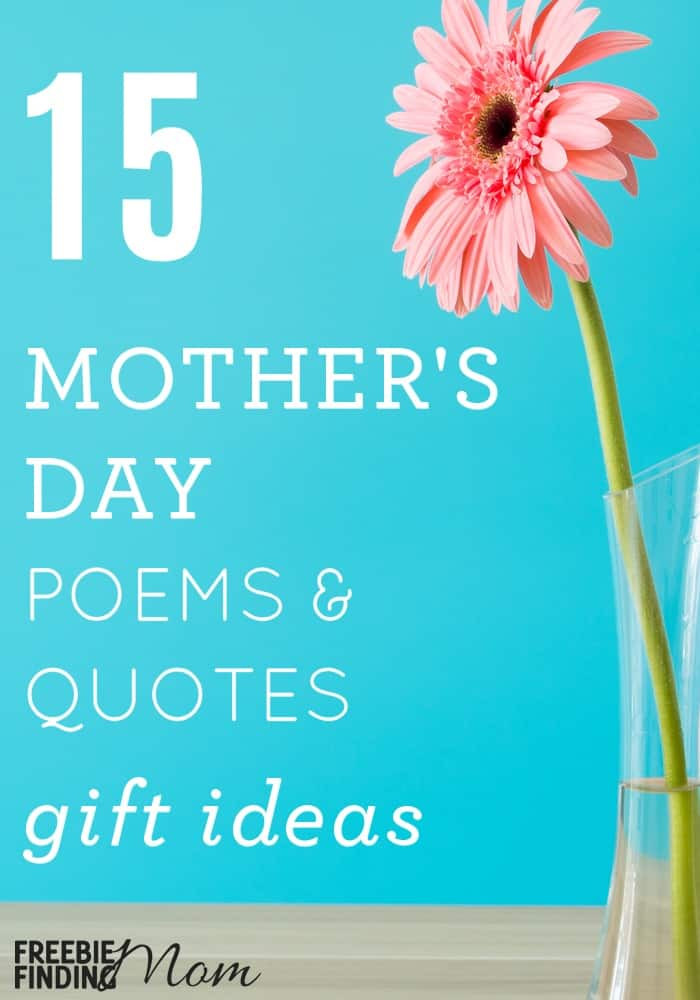 Mother's Day Presentation Ideas
 Homemade Mother s Day Ideas 15 Poems and Quotes Gifts