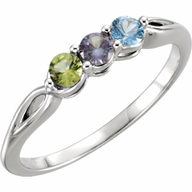 Mothers Day Birthstone Gifts
 Mother s Day Ring Jewelry Sterling SILVER Birthstone Ring