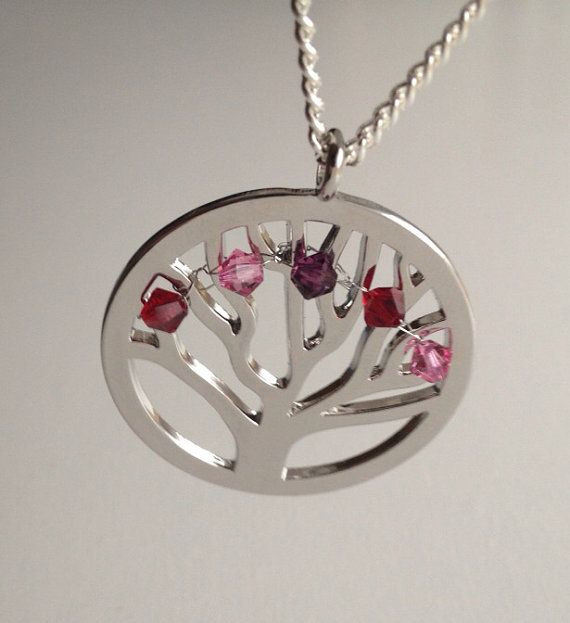 Mothers Day Birthstone Gifts
 Birthstone Mother s Necklace Grandmother Necklace