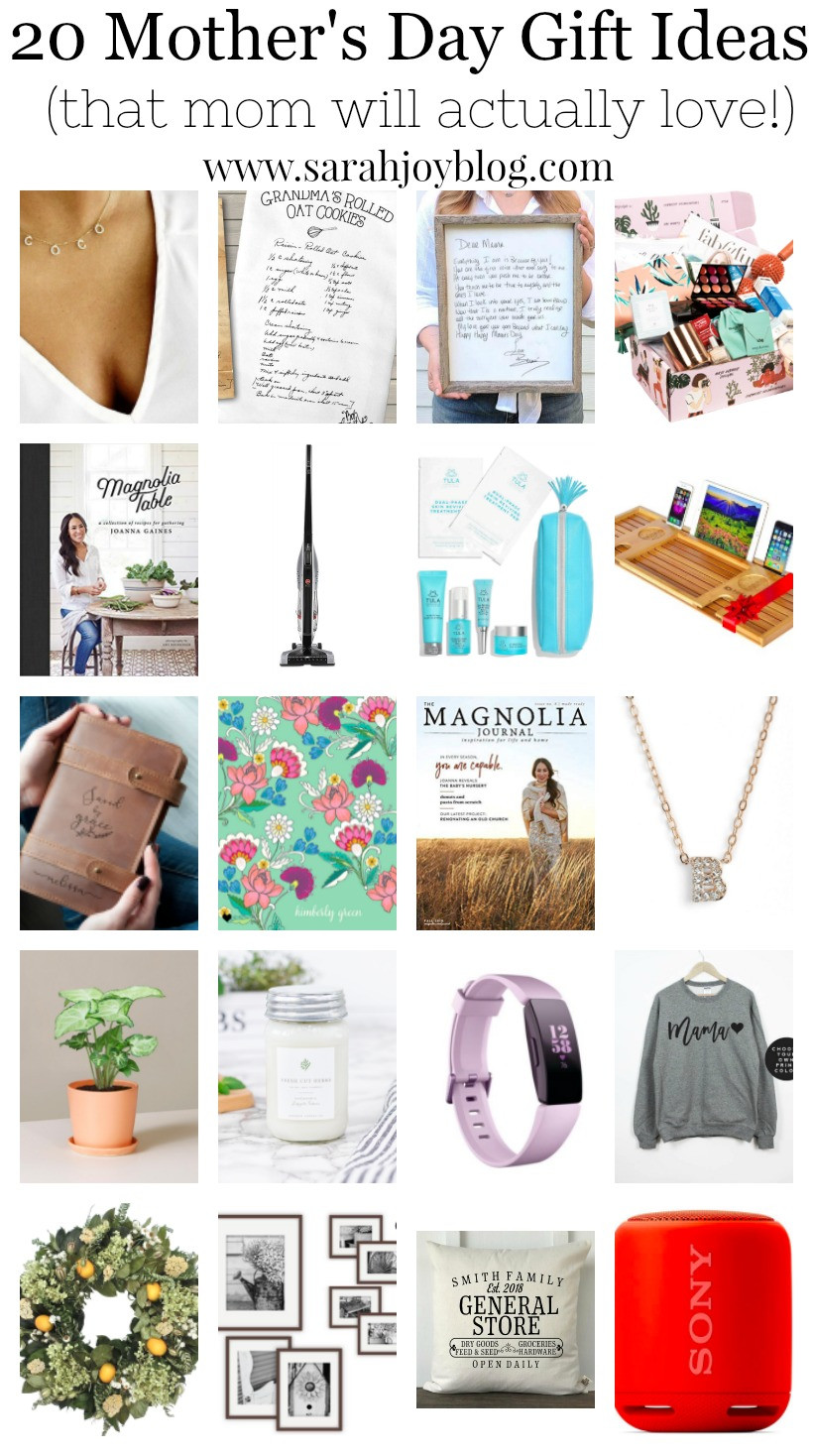 Mothers Day Gift Ideas 2019
 20 Mother s Day Gift Ideas Sarah Joy Blog
