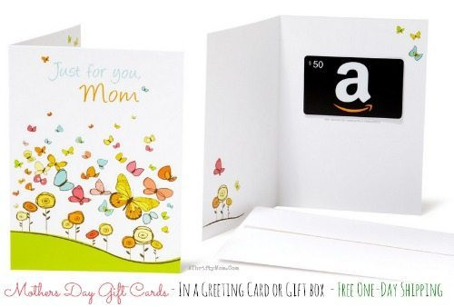 Mothers Day Gifts Free Shipping
 Mothers Day GIFT CARD sent in a card or box with FREE 1