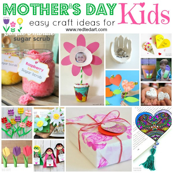Mothers Day Ideas To Make
 Easy Mother s Day Crafts for Kids to Make Red Ted Art