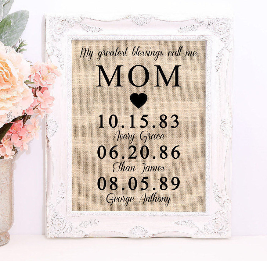 Mothers Day Special Gifts
 Personalized Gift for MOM Mother s Day Gift Gift for