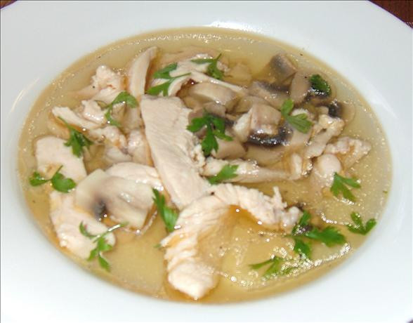 Mushroom Chicken Soup
 chicken and mushroom soup recipes
