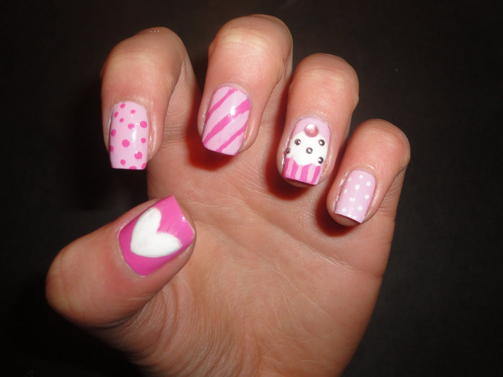 Nail Ideas For Kids
 Bow Ties and Barrettes HOT NAIL DESIGNS