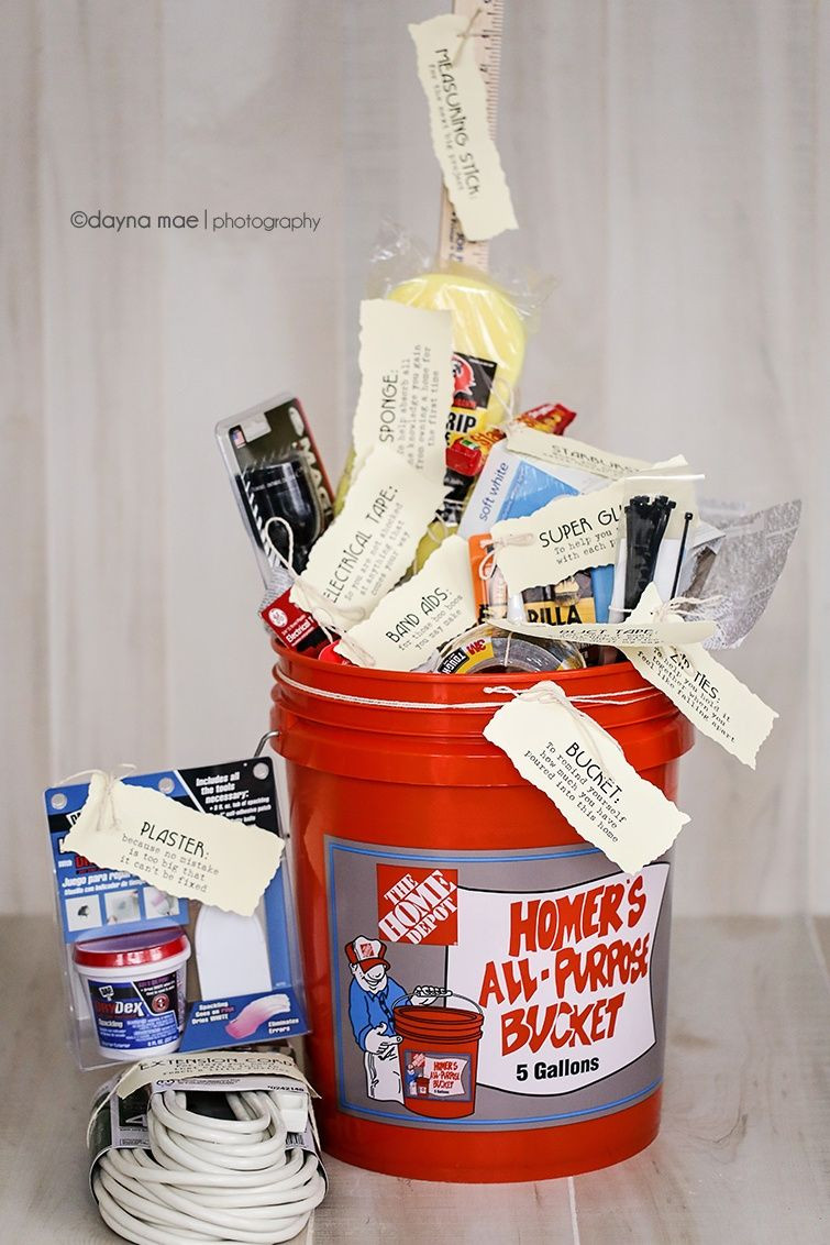 New Home Gift Basket Ideas
 The Perfect Gift for new home owners your handyman hubby Gift Baskets