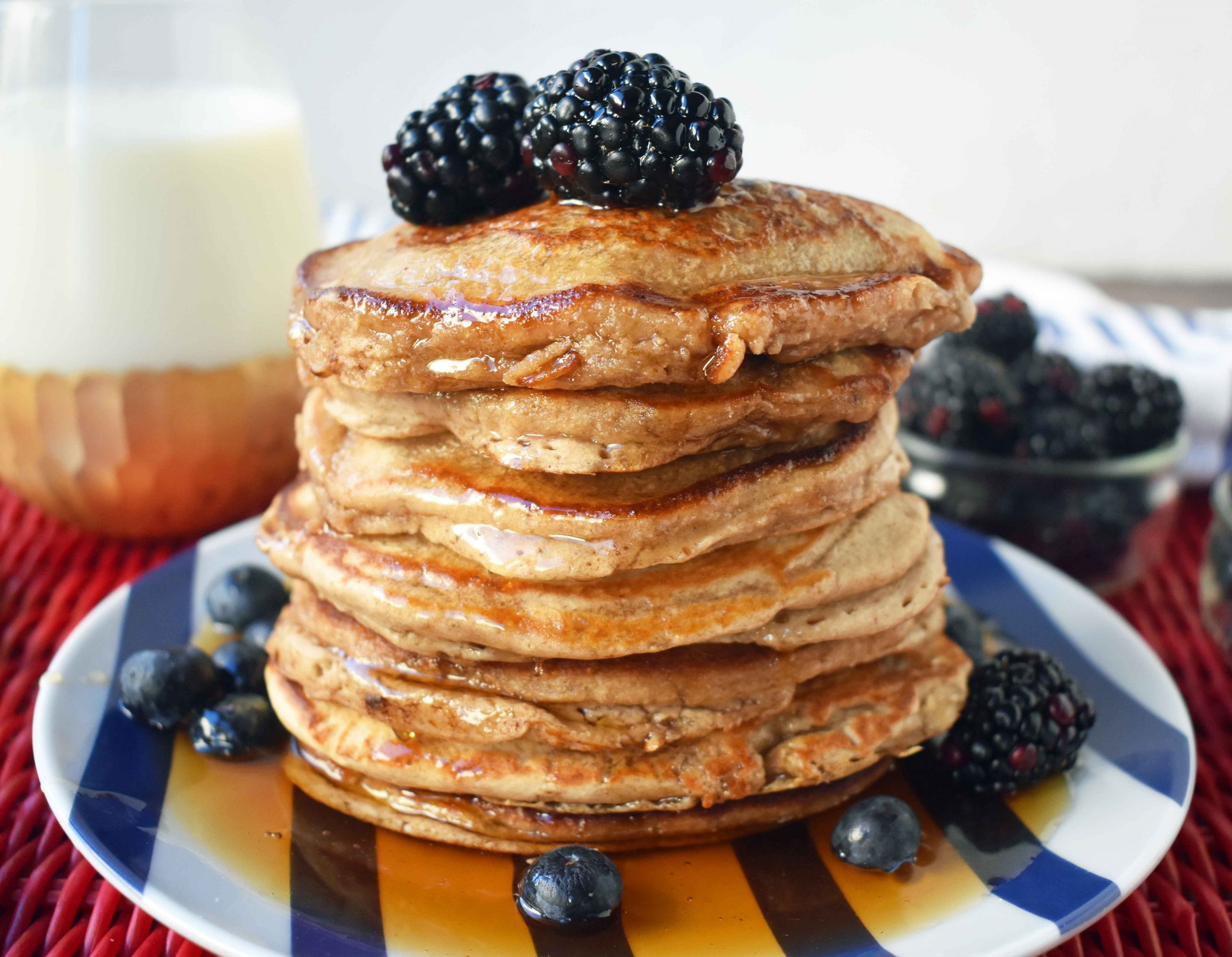 Oatmeal Pancakes Healthy
 Banana Oatmeal Pancakes – Modern Honey