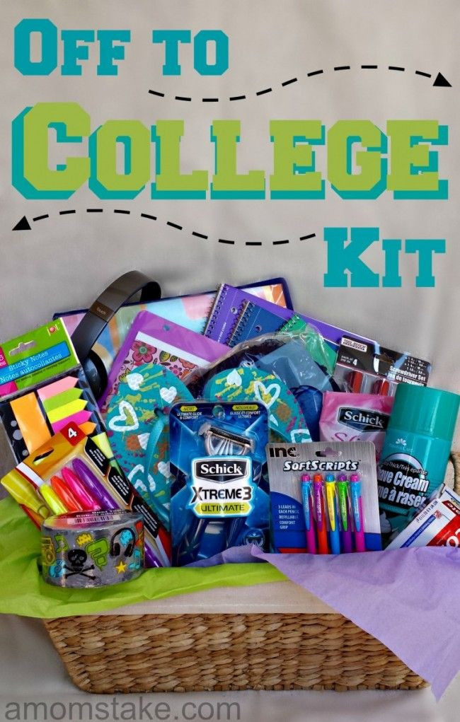 Off To College Gift Basket Ideas
 Get your student off to college with excitement Make them