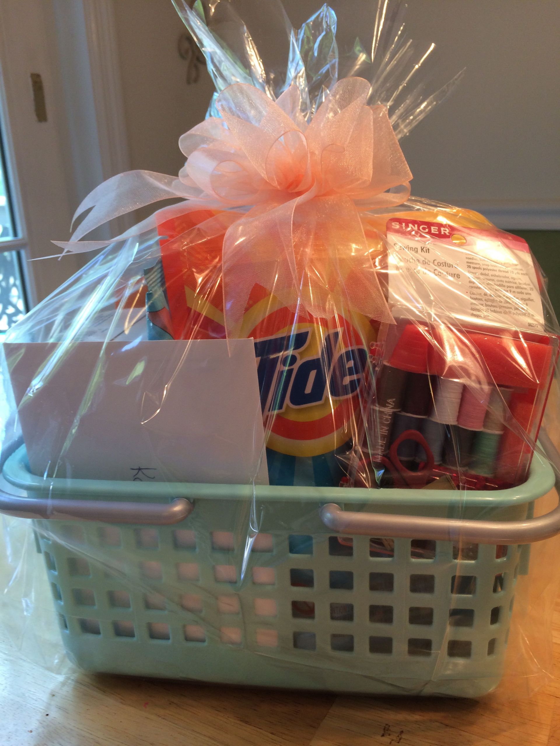 Off To College Gift Basket Ideas
 Going off to college t Just a few items and a cute