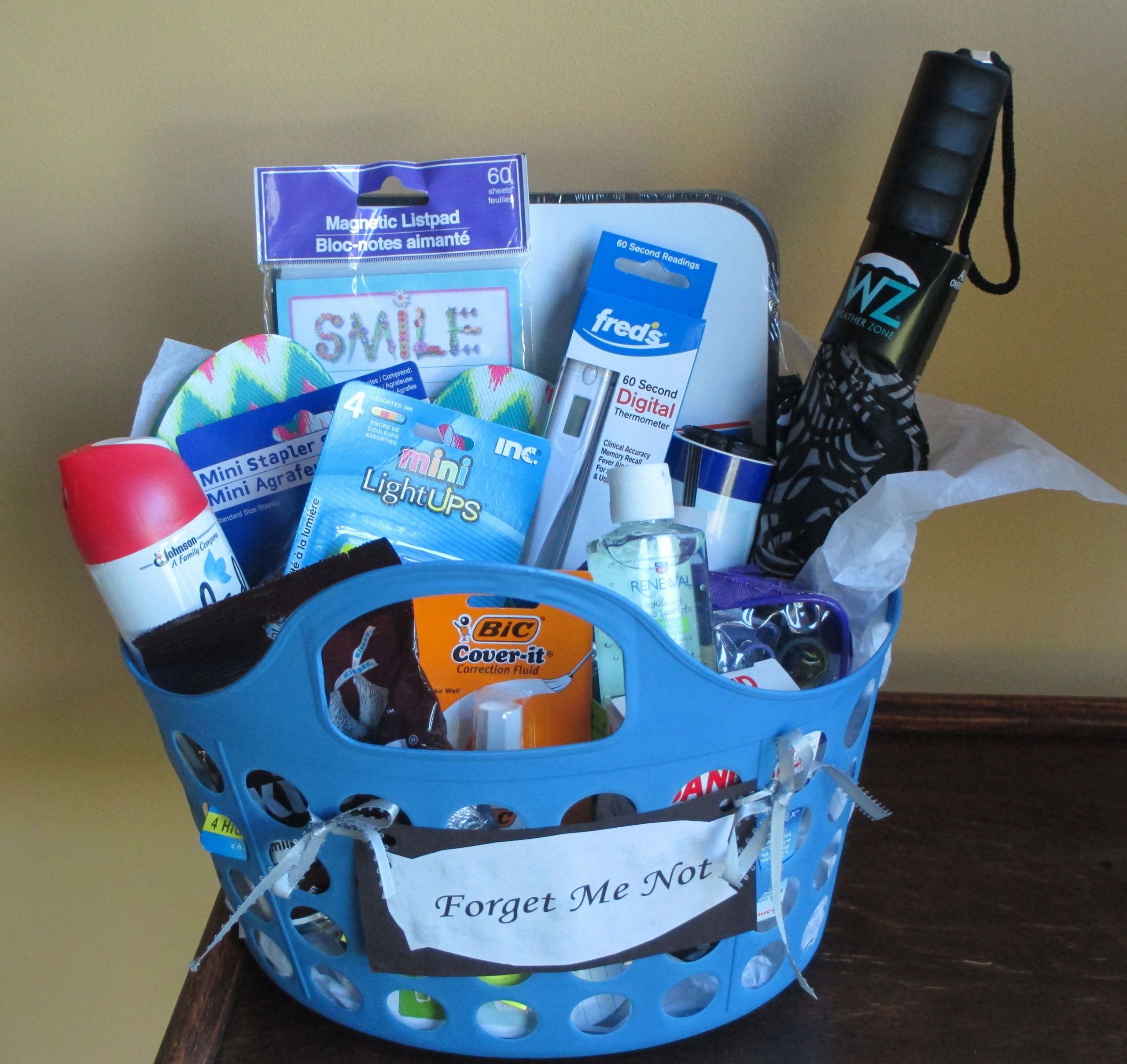 Off To College Gift Basket Ideas
 For Me Not graduation t basket for the grad who is