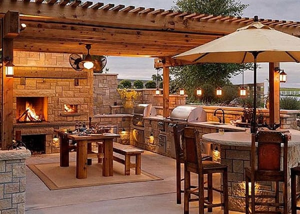 Outdoor Kitchen Patio Designs
 70 Awesomely clever ideas for outdoor kitchen designs
