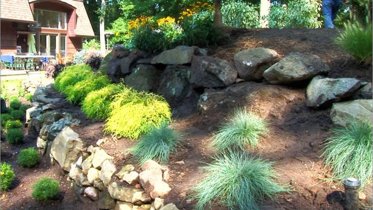 Outdoor Landscape With Rocks
 Small rock garden designs