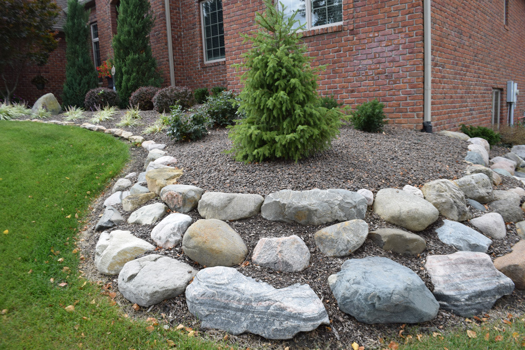 Outdoor Landscape With Rocks
 Many Different Types of Landscaping Rocks