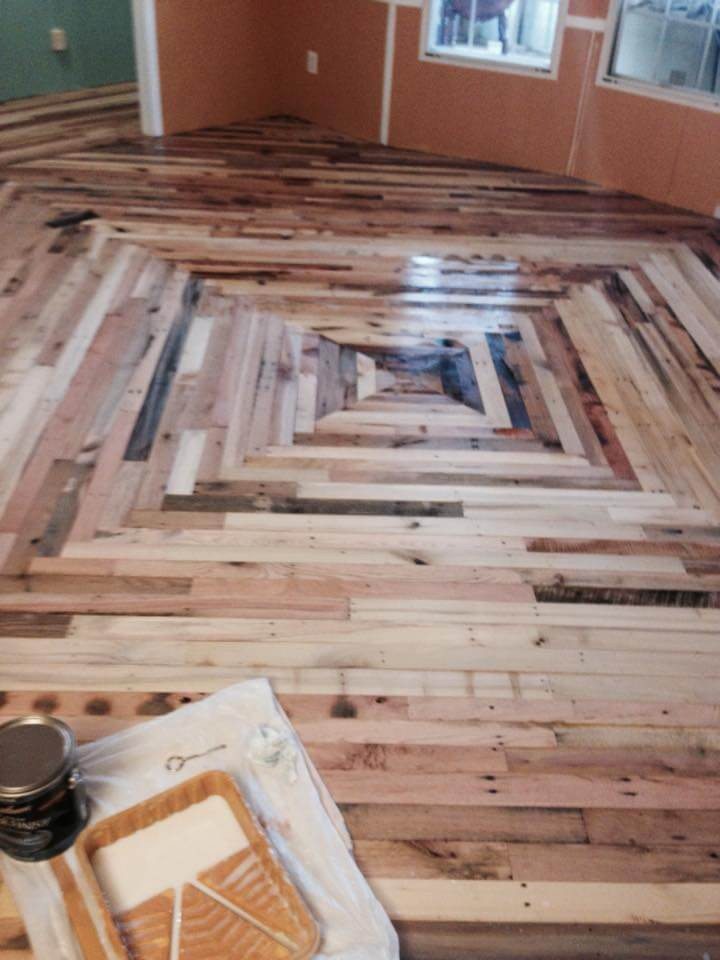 Pallet Wood Floor DIY
 Pallet Flooring Cheaper Than Wood DIY