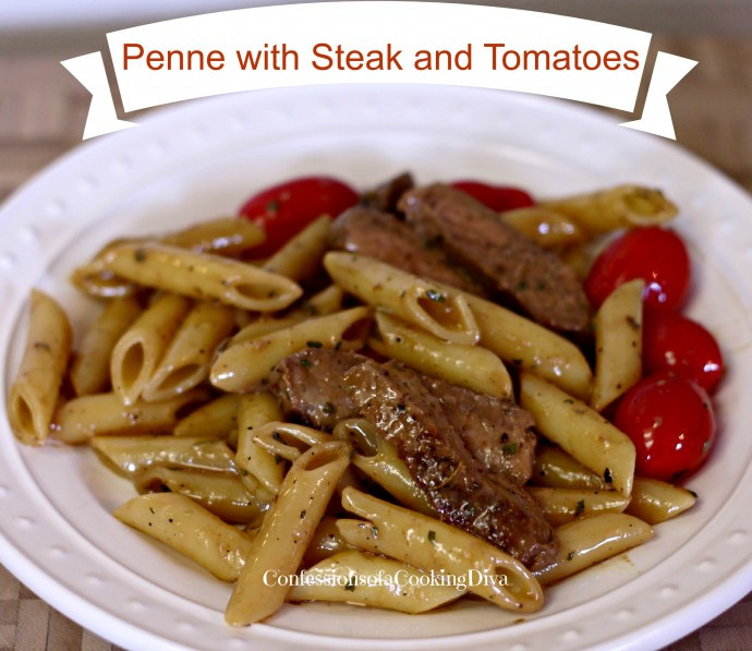 Pasta Side Dishes For Steak
 Penne with Steak and Tomatoes Confessions of a Cooking Diva