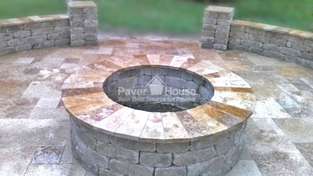Paving Stones Fire Pit
 Tampa Brick Paver Fire Pit Rustic tampa by Paver House
