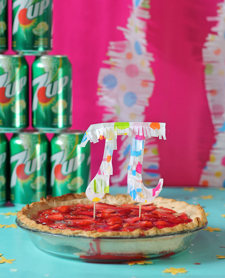 Pi Day Party Supplies
 7UP Strawberry Pie and a Pi Day Party thecraftpatchblog