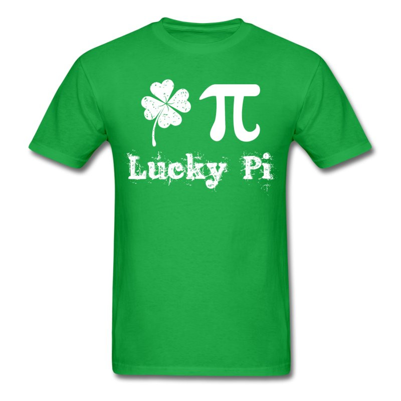 Pi Day Shirt Ideas
 celebrate st patricks day and pi day T Shirt