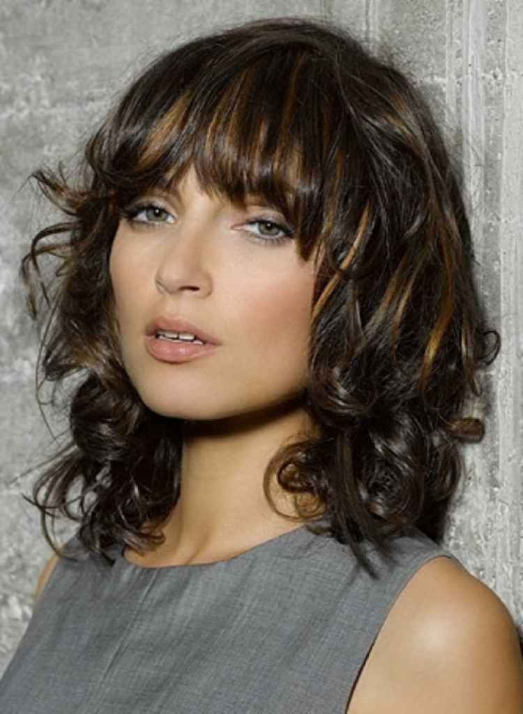 Pictures Of Medium.Length Hairstyles
 25 Short Curly Hair With Bangs