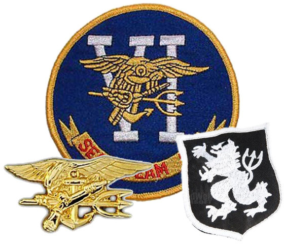 Pins And Patches
 U S Navy Seal Team Six Pins and Patches