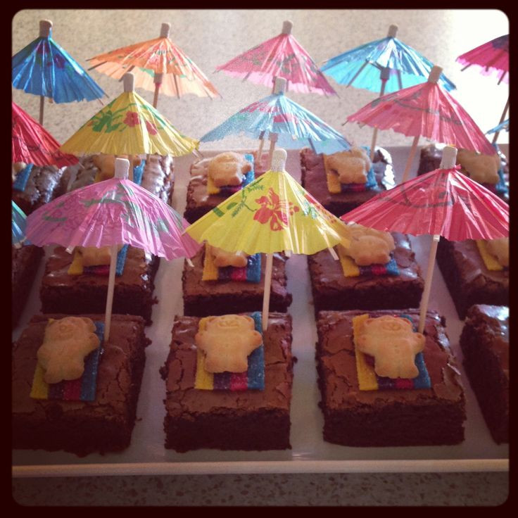 Pool Party Ideas Pinterest
 Pool party brownies birthday party ideas