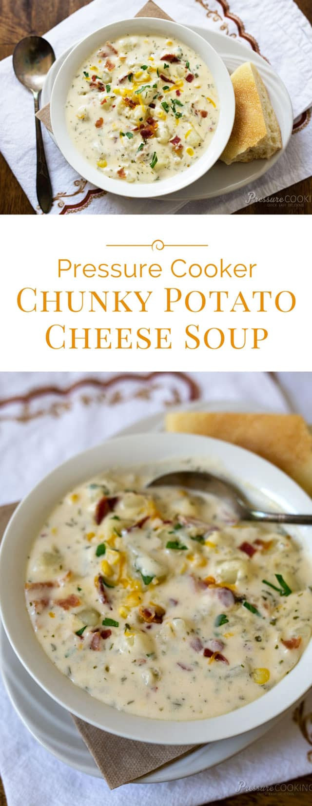 Potato Soup Pressure Cooker
 Pressure Cooker Instant Pot Potato Cheese Soup Recipe