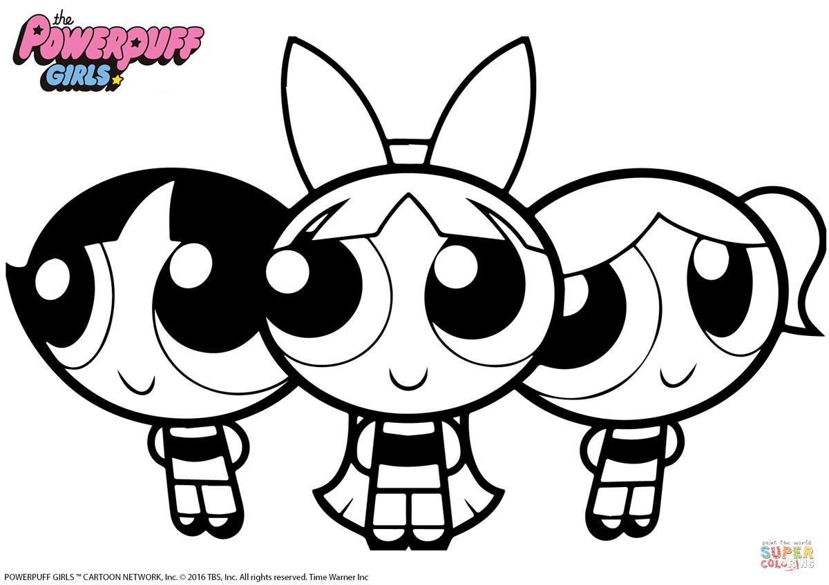 Powder Puff Girls Coloring Pages
 Powerpuff Girls coloring page