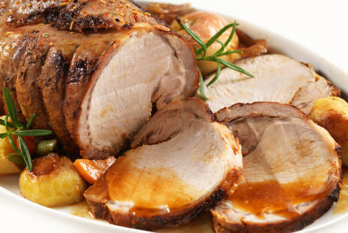 Pressure Cooked Pork Loin Roast
 Pork Loin with Ve ables