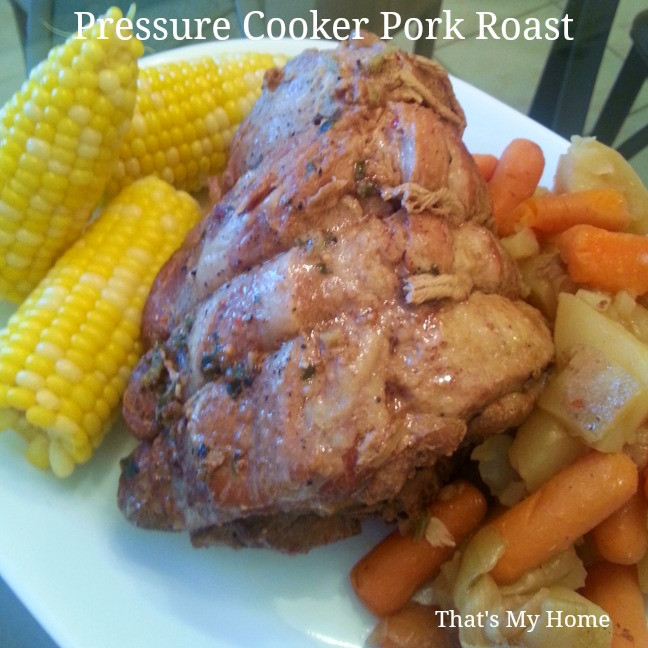 Pressure Cooked Pork Loin Roast
 Pressure Cooker Pork Roast Recipes Food and Cooking