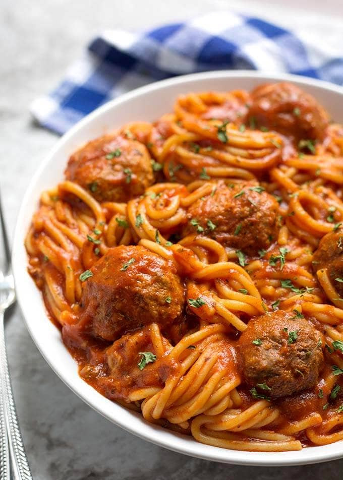 Pressure Cooker Spaghetti And Meatballs Recipe
 Instant Pot Spaghetti and Meatballs