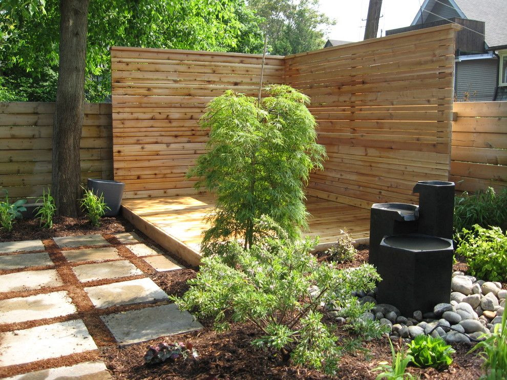 Privacy Fence Landscape
 inexpensive landscaping ideas for privacy